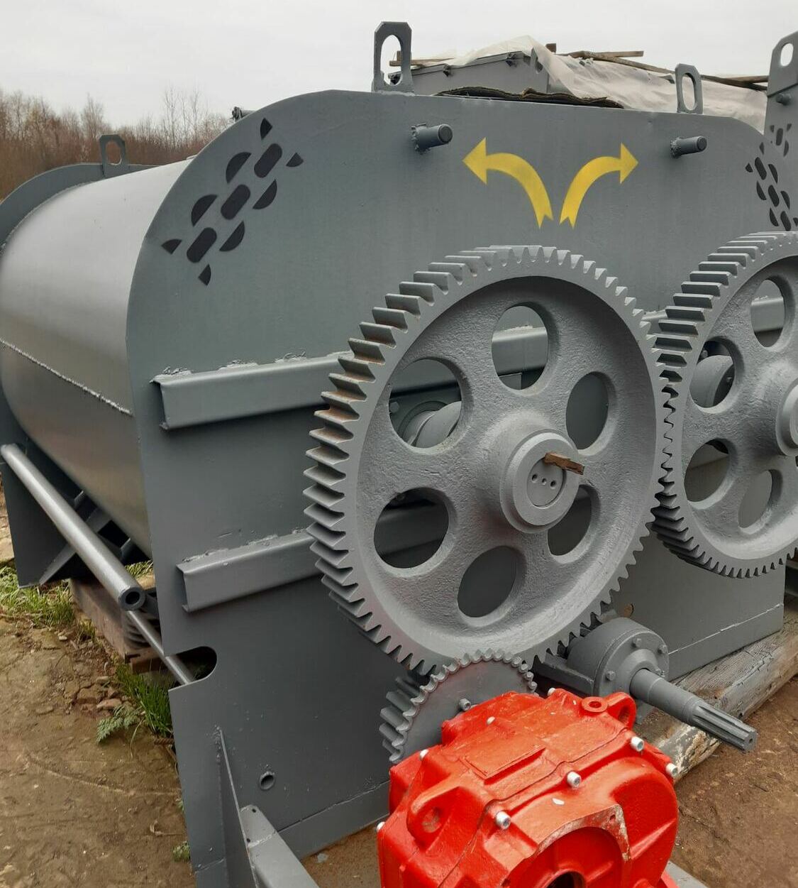 Смеситель Торфа С-3. Объем 3м3. лопастной двухвальный 